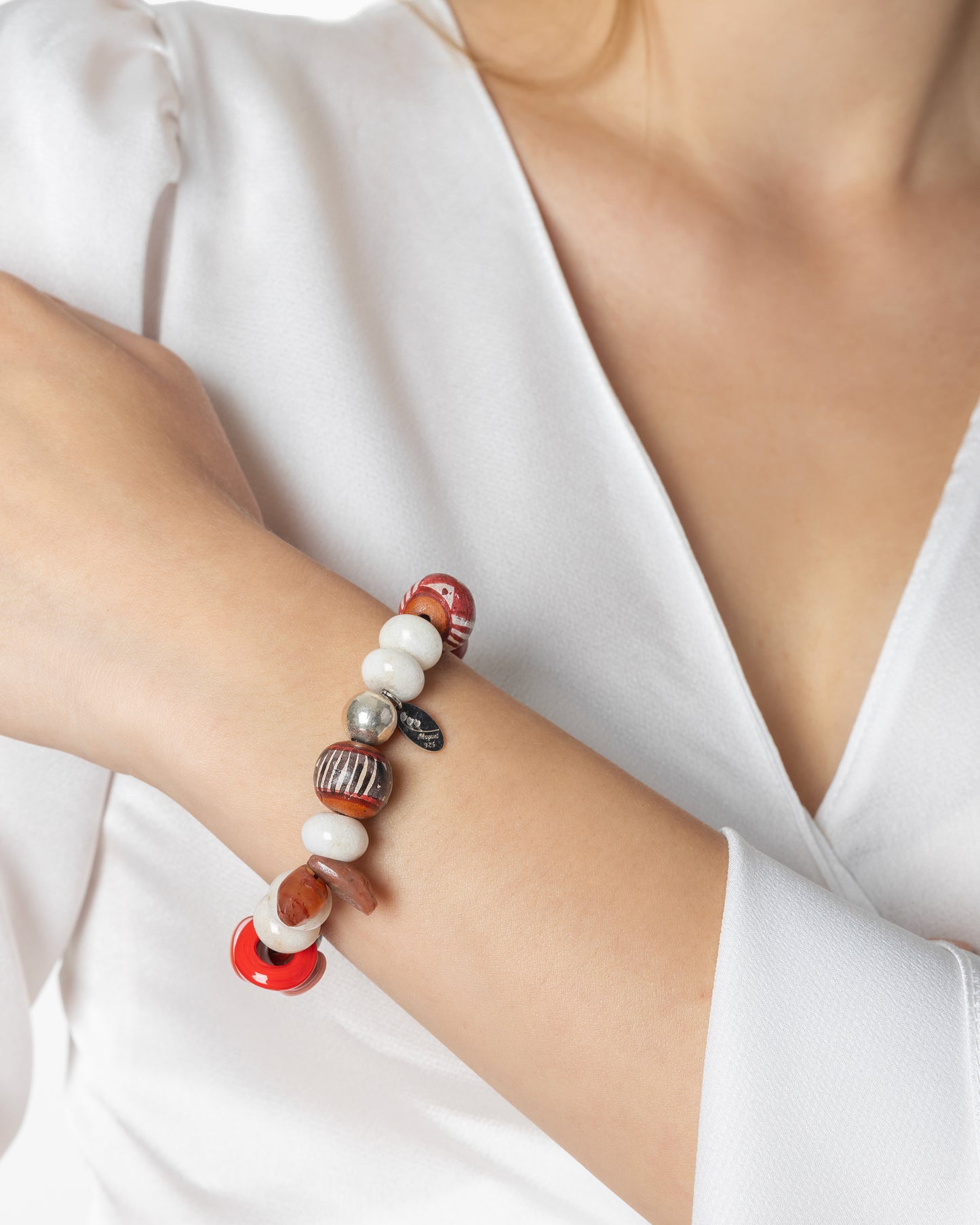 Rue du Muguet Afrique Time in Red bracelet