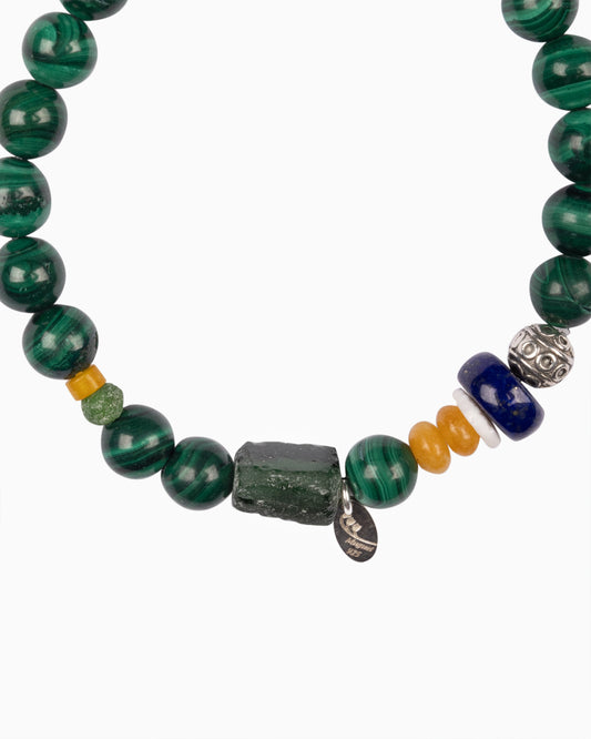 Rue du Muguet Funky Stones Malachite bracelet