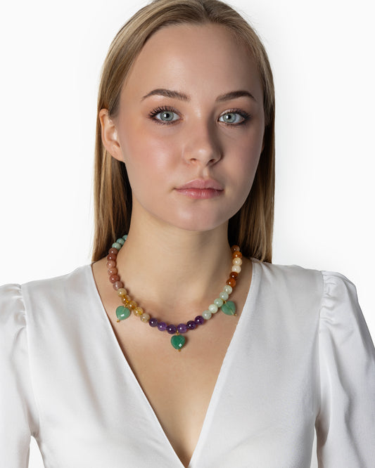 Rue du Muguet Glacier Jade necklace