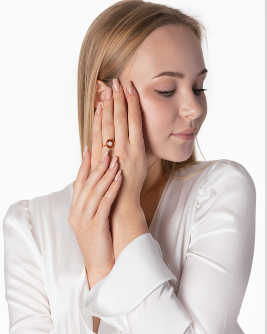 Rue du Muguet Milla Moonstone ring
