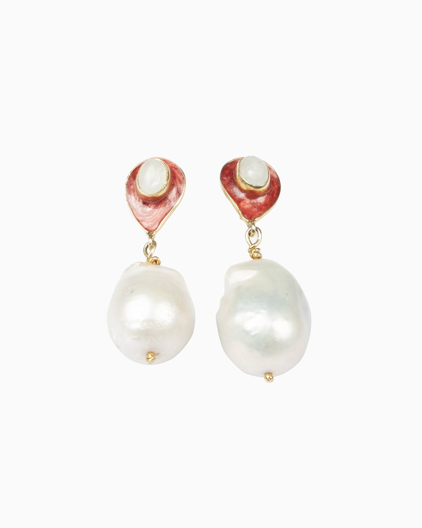 Rue du Muguet Moon Drop earrings