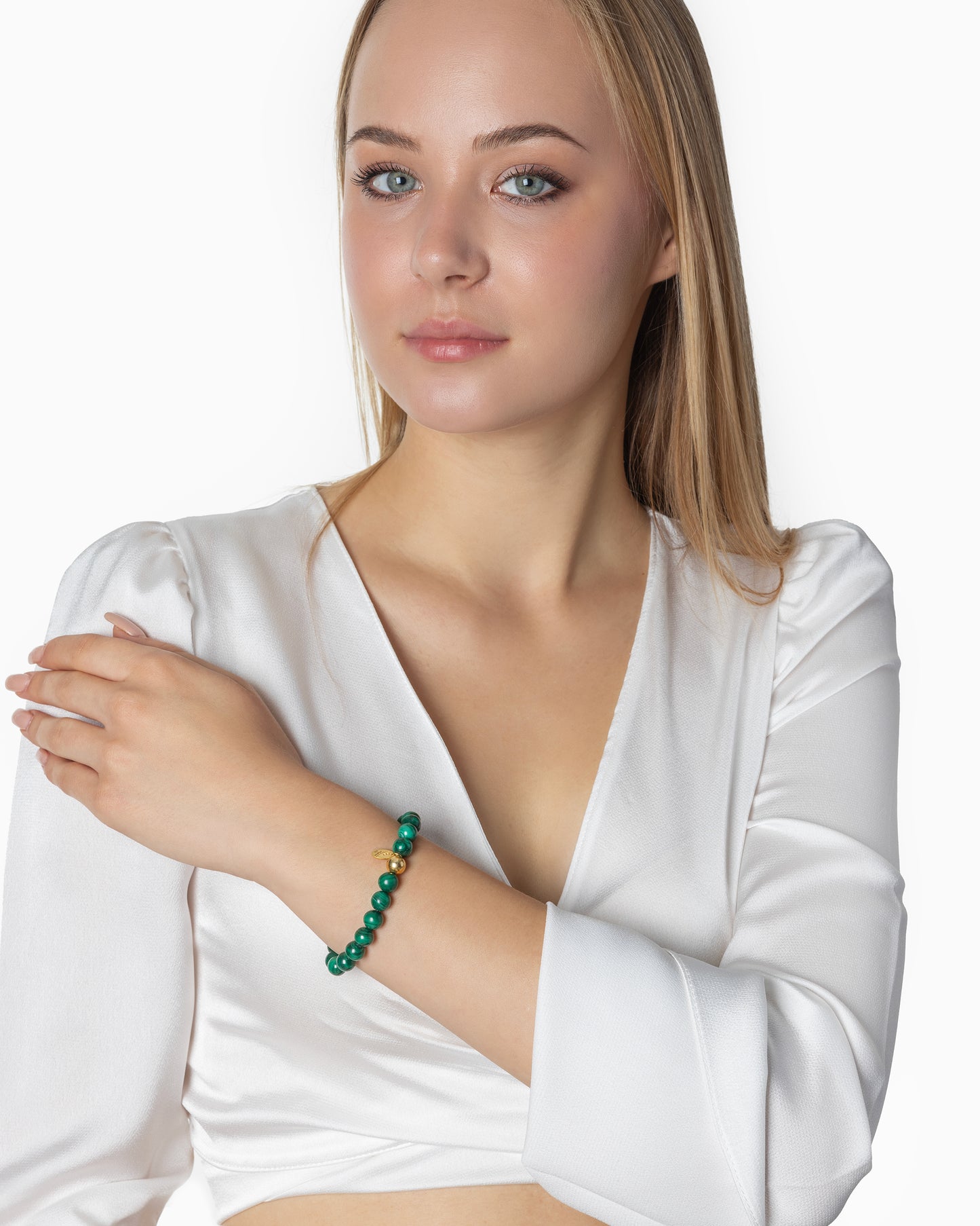 Rue du Muguet Aurora Malachite bracelet