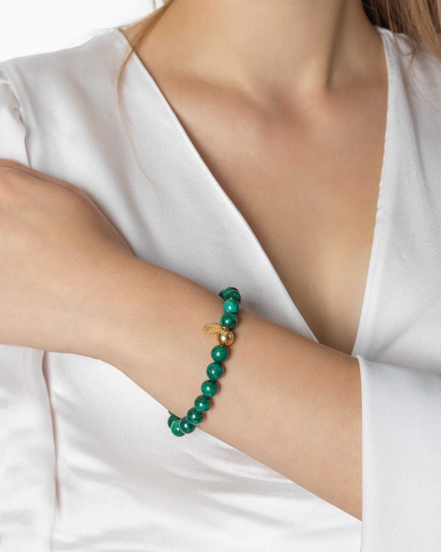 Rue du Muguet Aurora Malachite bracelet