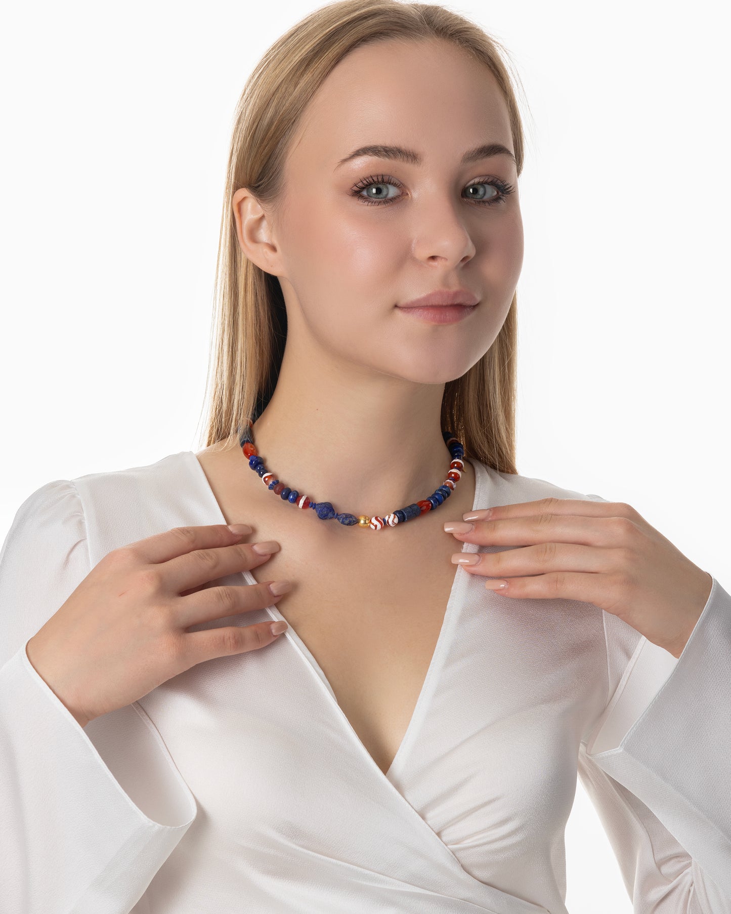 Rue du Muguet Blue Ink necklace