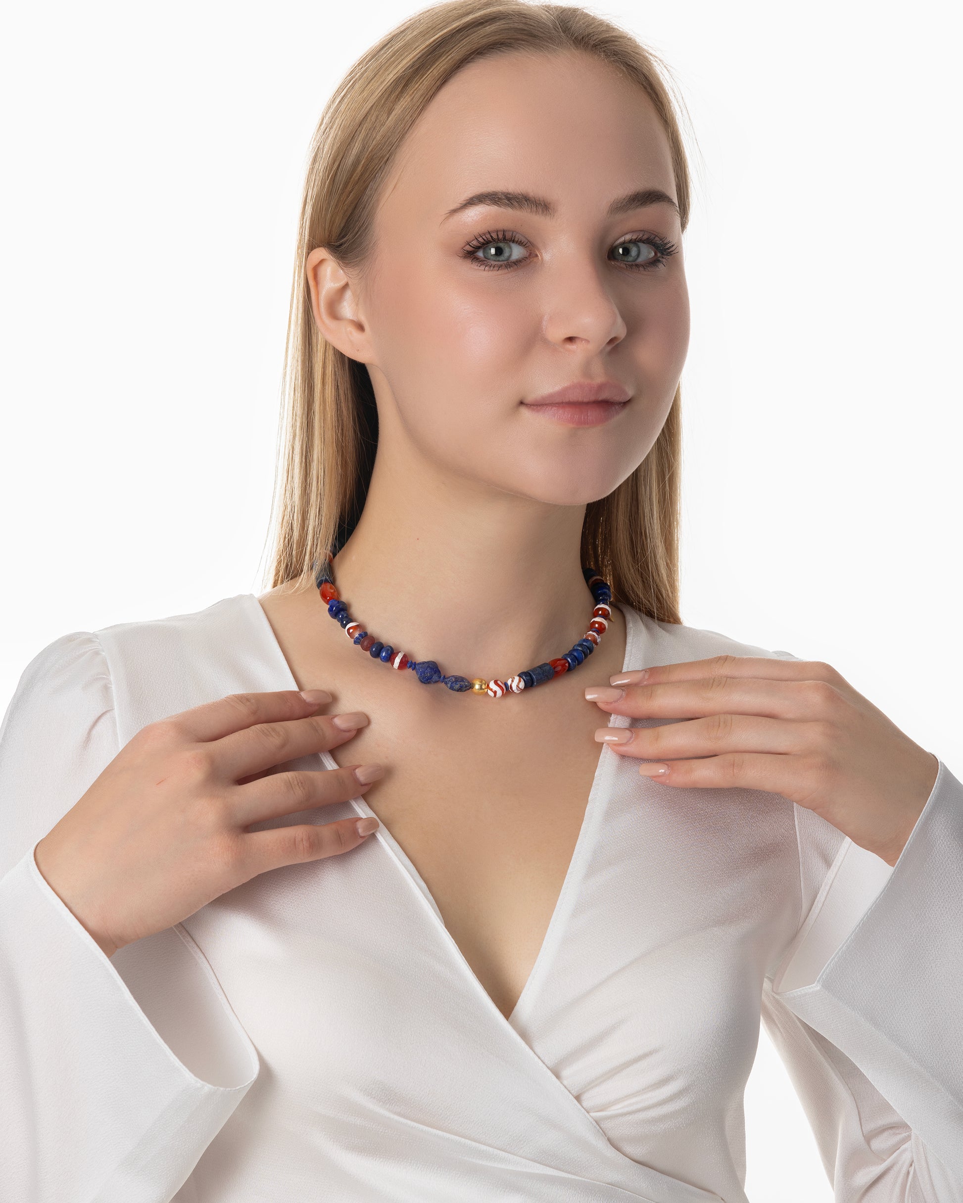 Rue du Muguet Blue Ink necklace