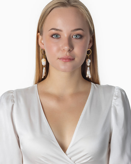 Rue du Muguet Burkina earrings