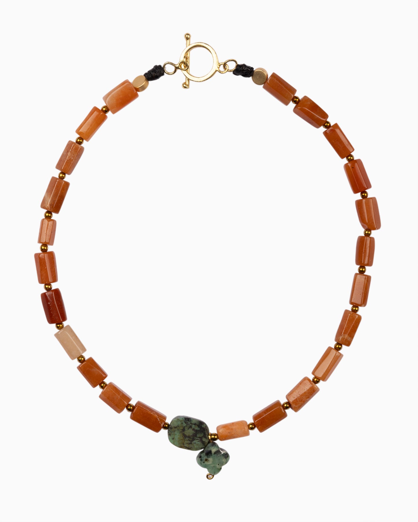 Rue du Muguet Chain of Stones Agate necklace