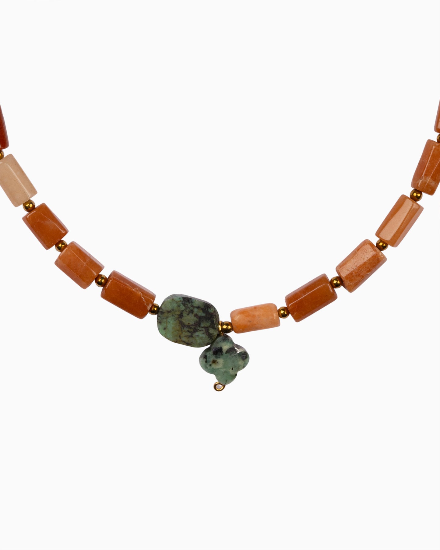 Rue du Muguet Chain of Stones Agate necklace