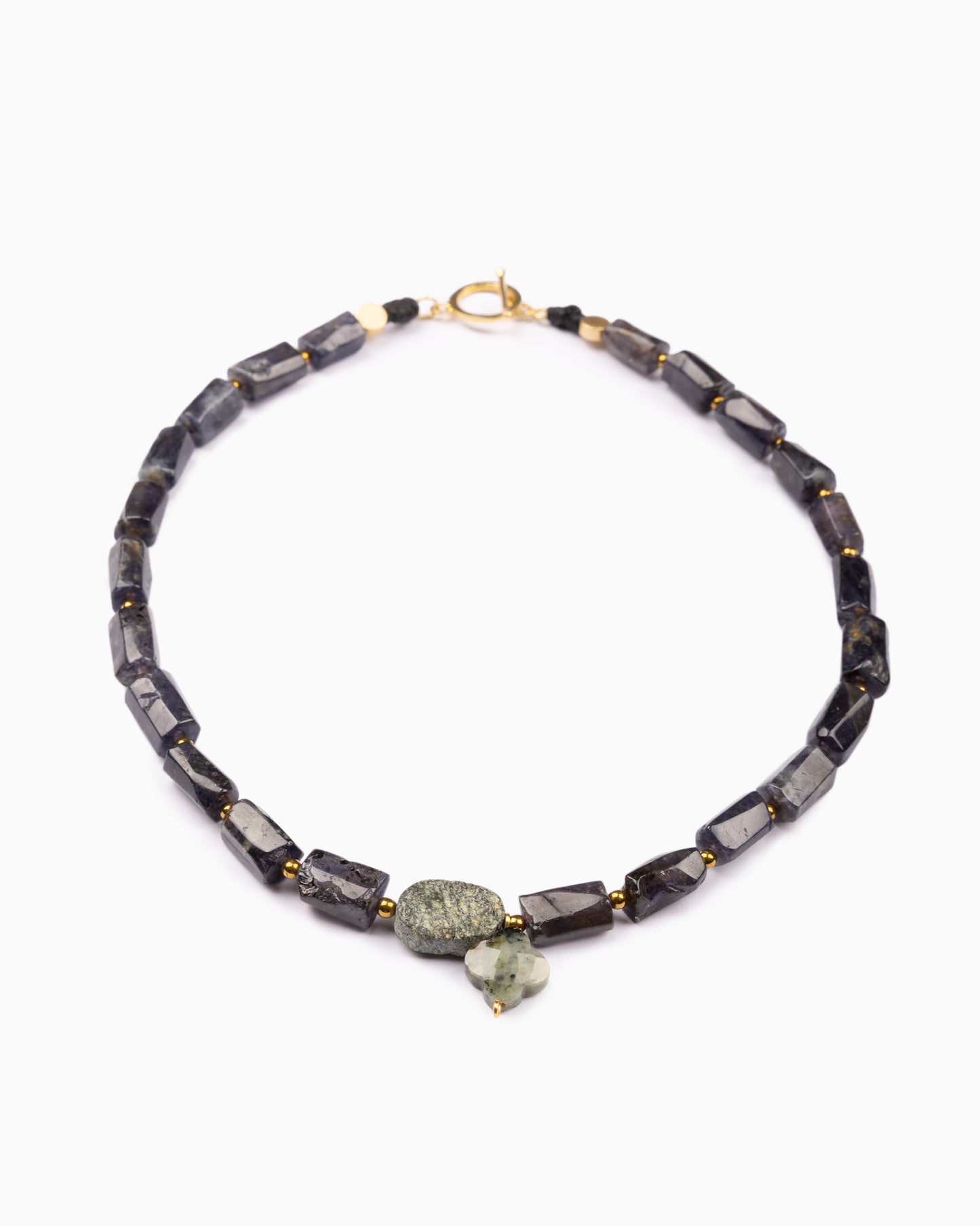 Rue du Muguet Chain of Stones Lapis necklace