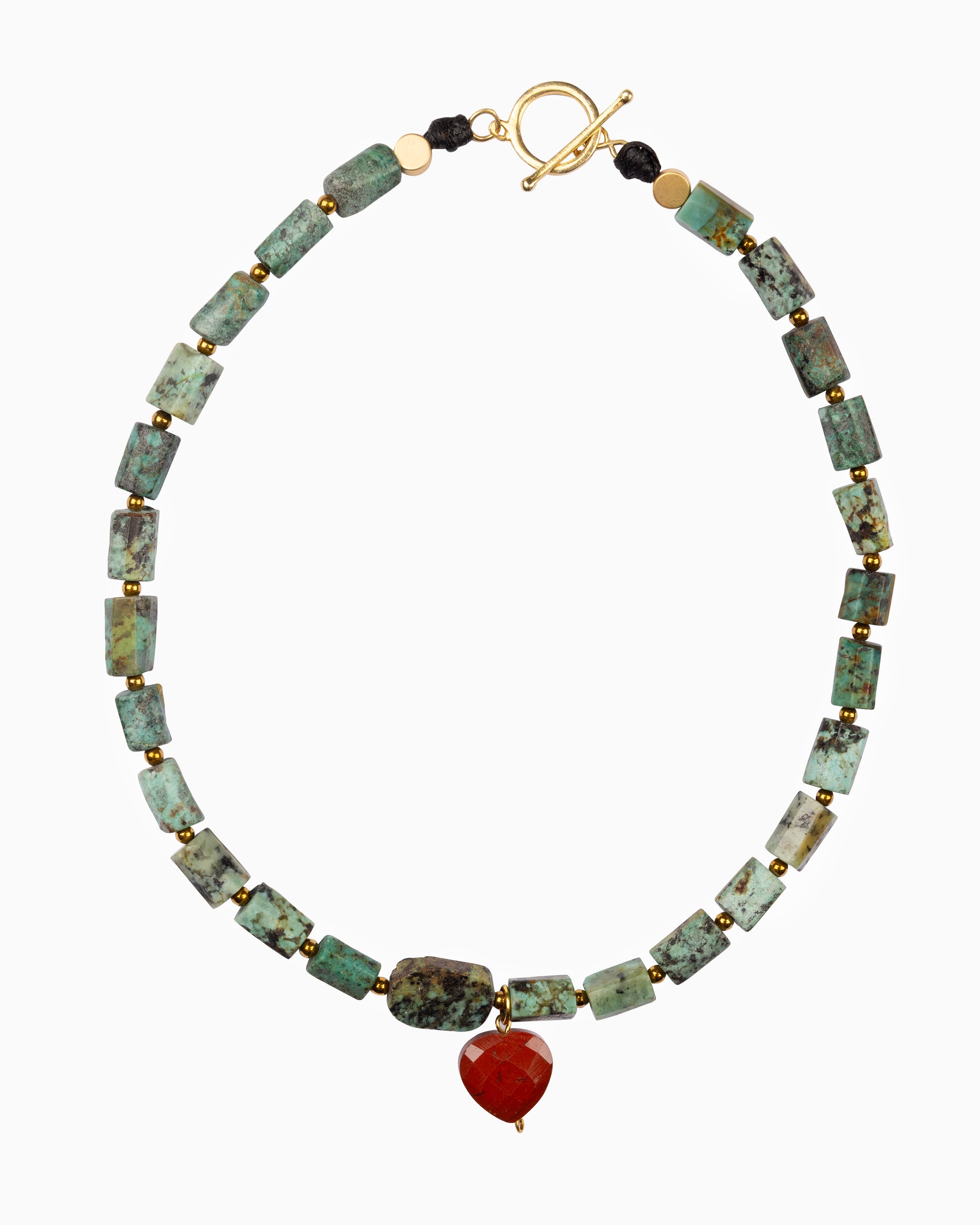 Rue du Muguet Chain of Stones Turquoise necklace