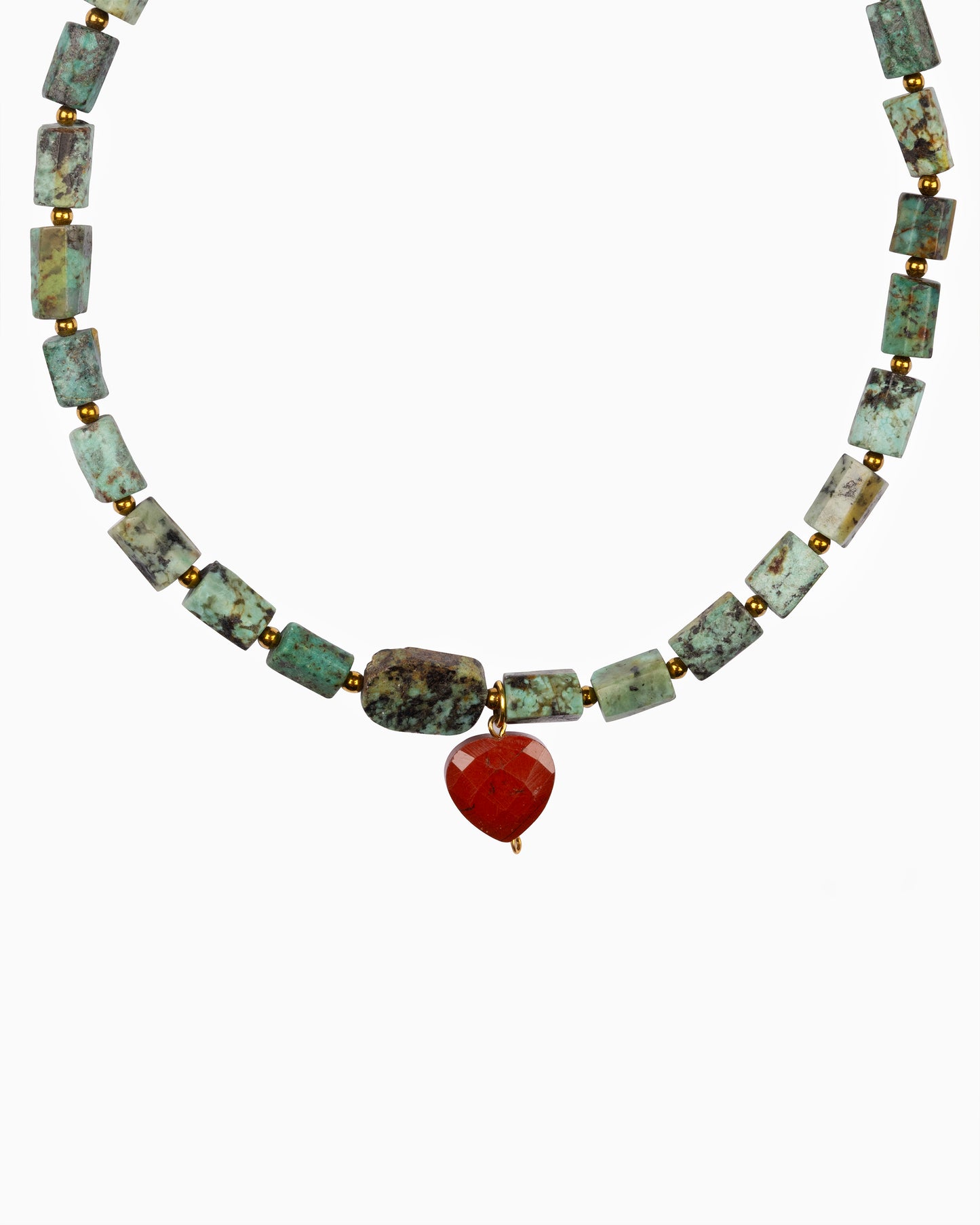 Rue du Muguet Chain of Stones Turquoise necklace