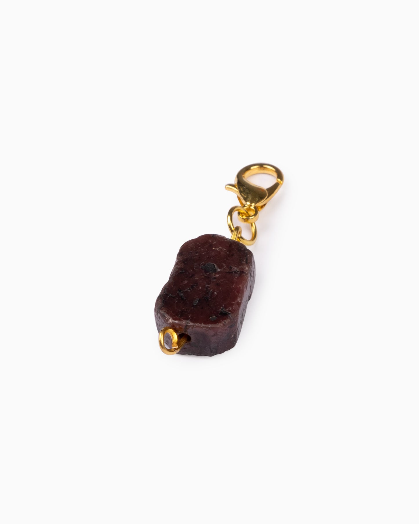 Rue du Muguet Charms necklace in garnet material