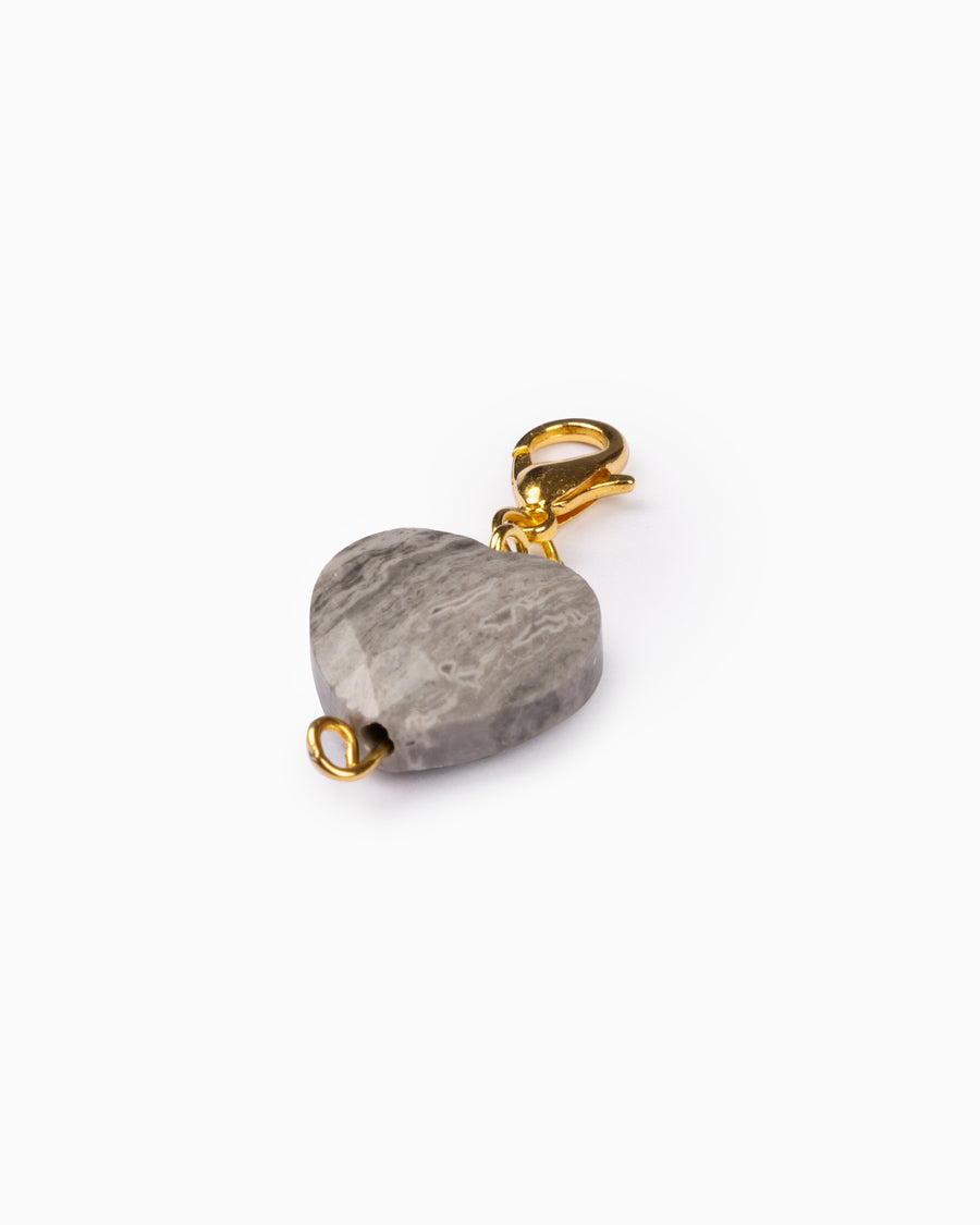 Rue du Muguet Charms necklace in jade material