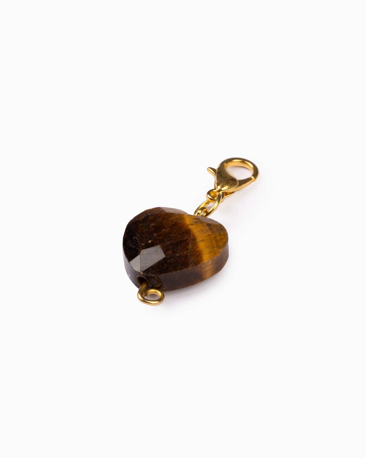 Rue du Muguet Charms necklace in tiger eye - Kalp material