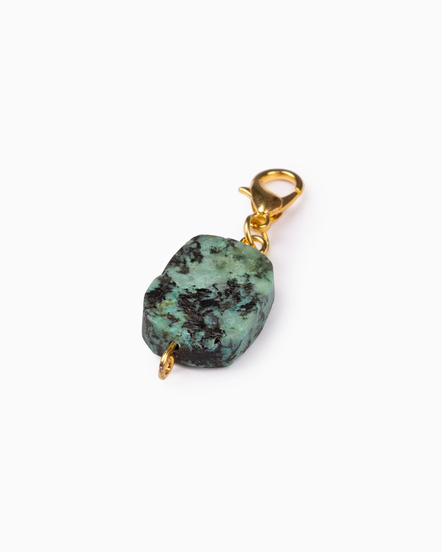 Rue du Muguet Charms necklace in turquoise material