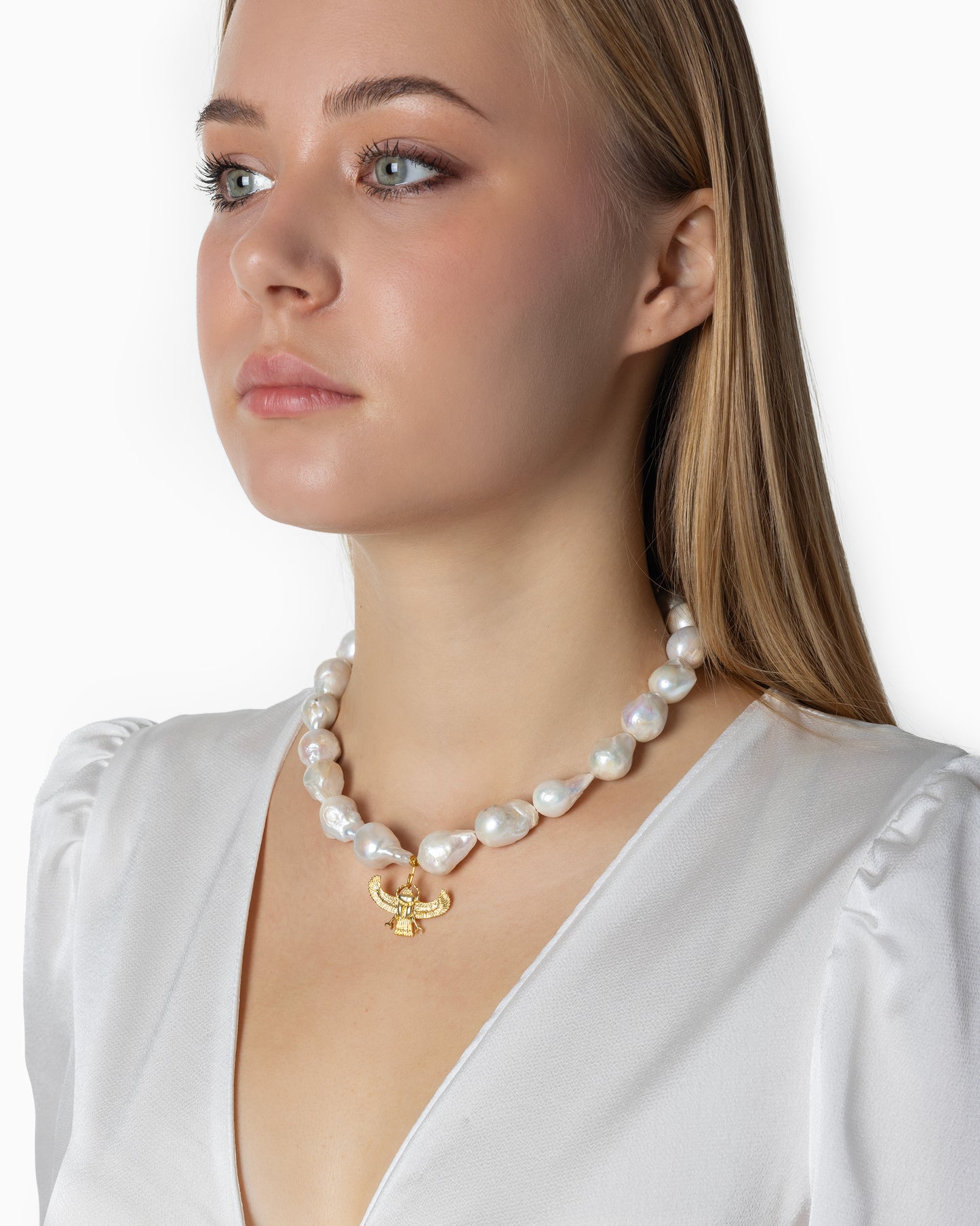 Rue du Muguet Collaboration with a Bird necklace