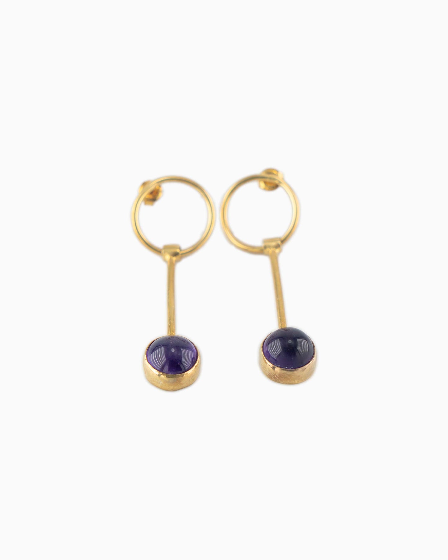 Rue du Muguet Cultivate earrings in amethyst material
