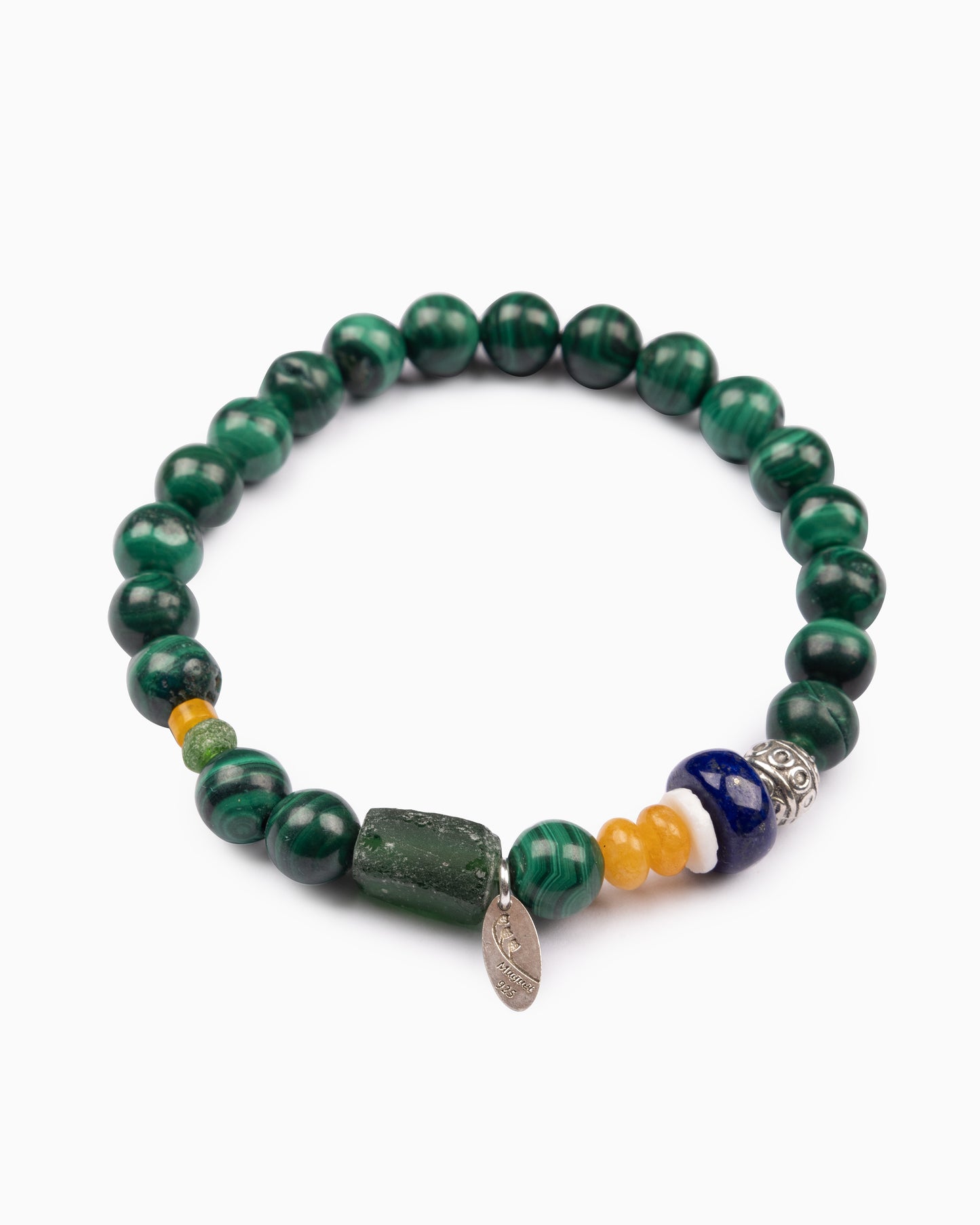 Rue du Muguet Funky Stones Malachite bracelet