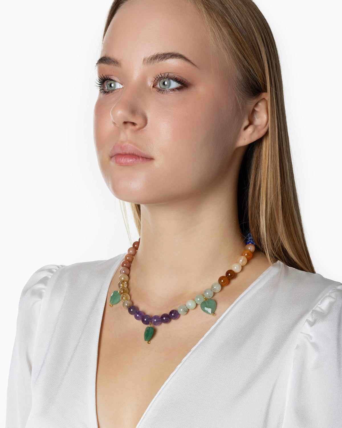 Rue du Muguet Glacier Jade necklace