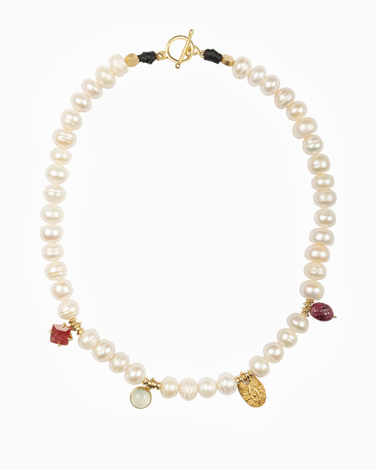 Rue du Muguet Grace White Pearl necklace