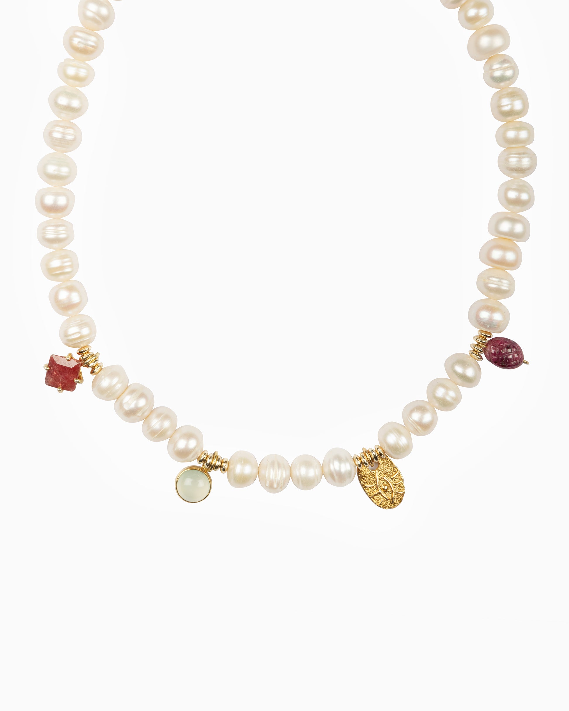 Rue du Muguet Grace White Pearl necklace