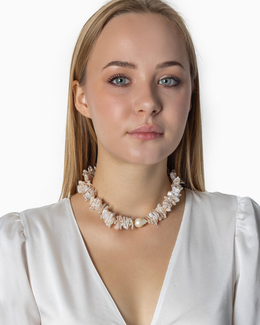 Rue du Muguet Gummy Pearl necklace