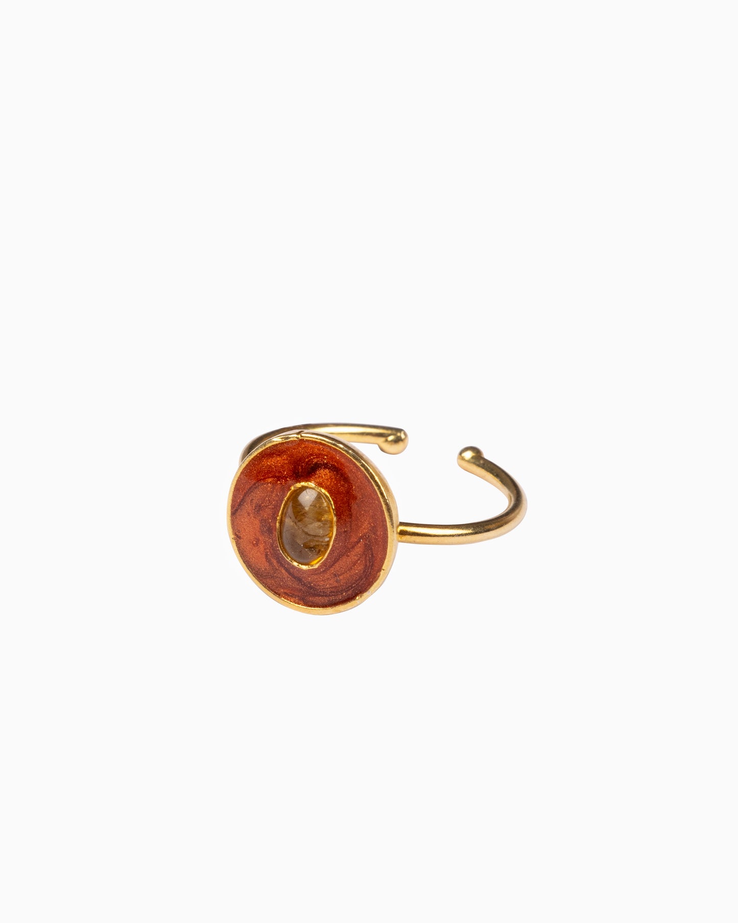 Rue du Muguet Milla Brown ring