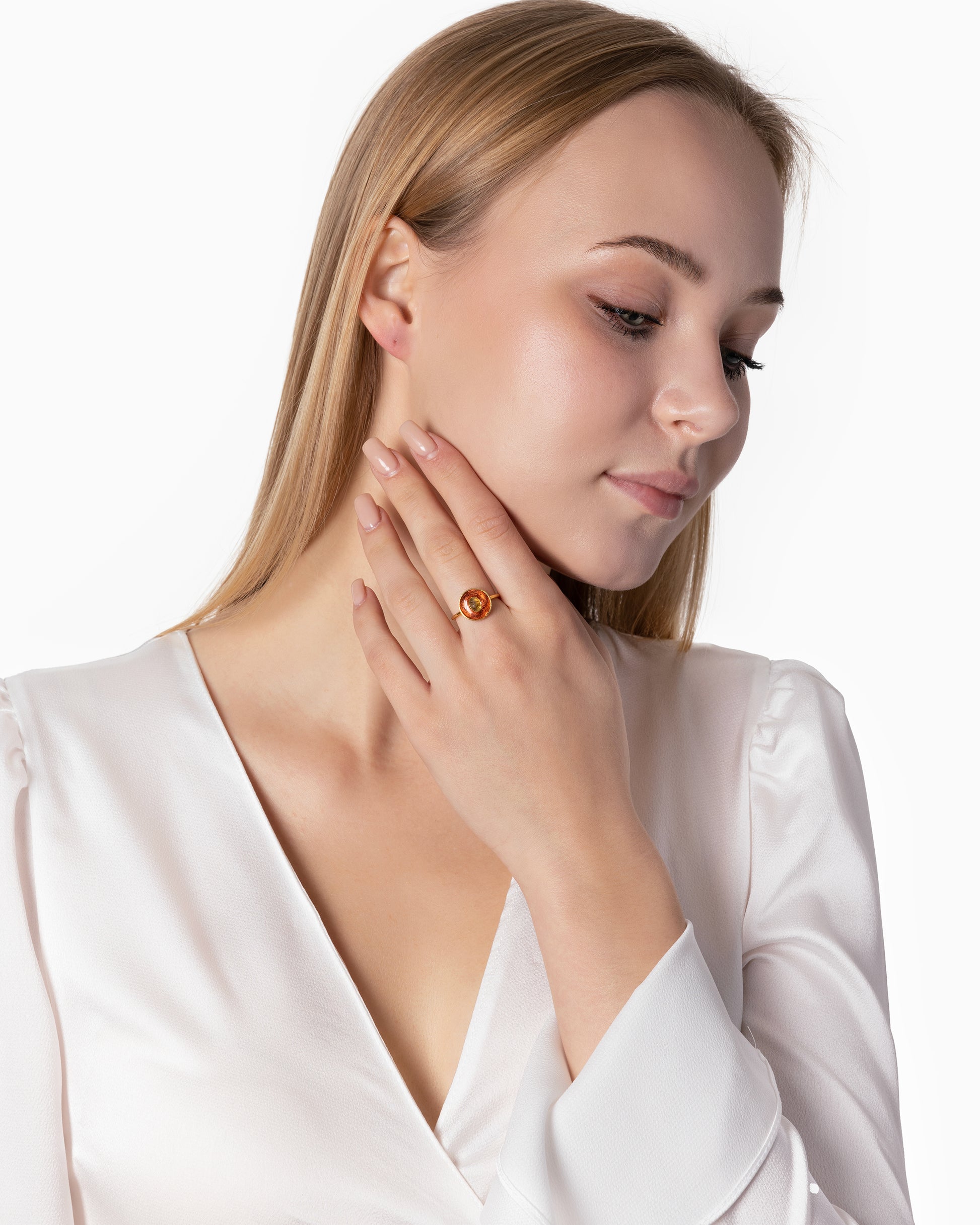 Rue du Muguet Milla Brown ring