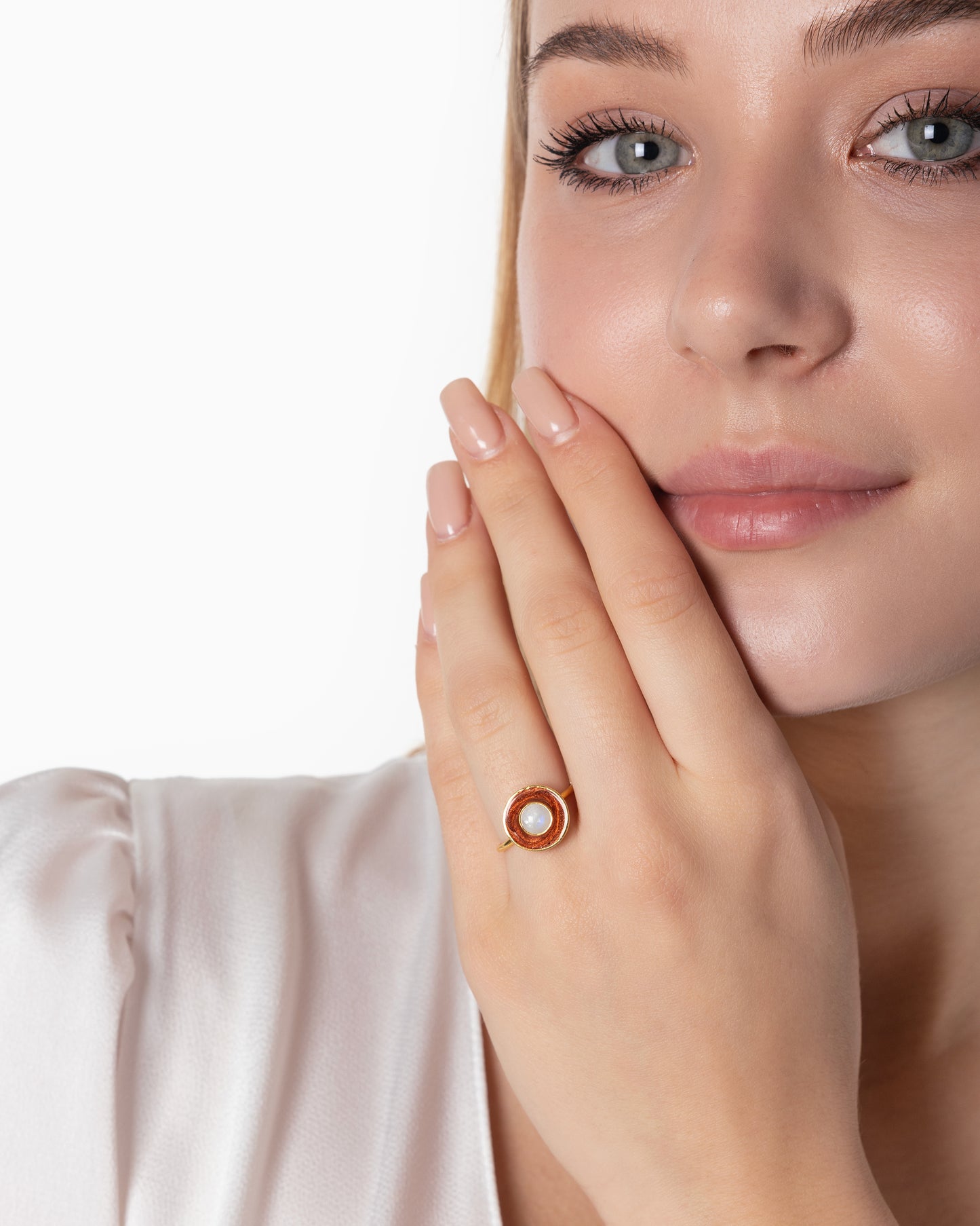 Rue du Muguet Milla Moonstone ring