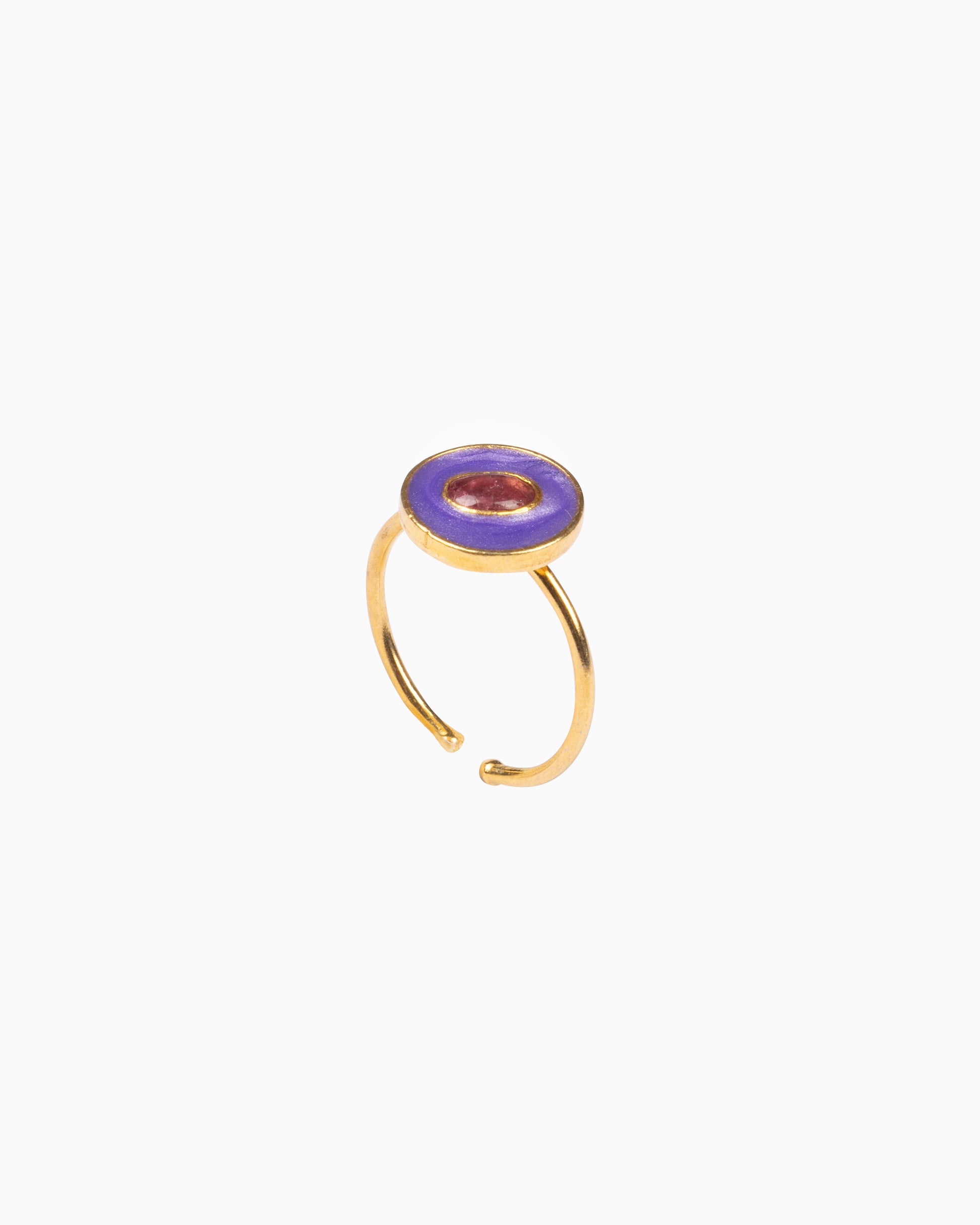 Rue du Muguet Milla Purple ring