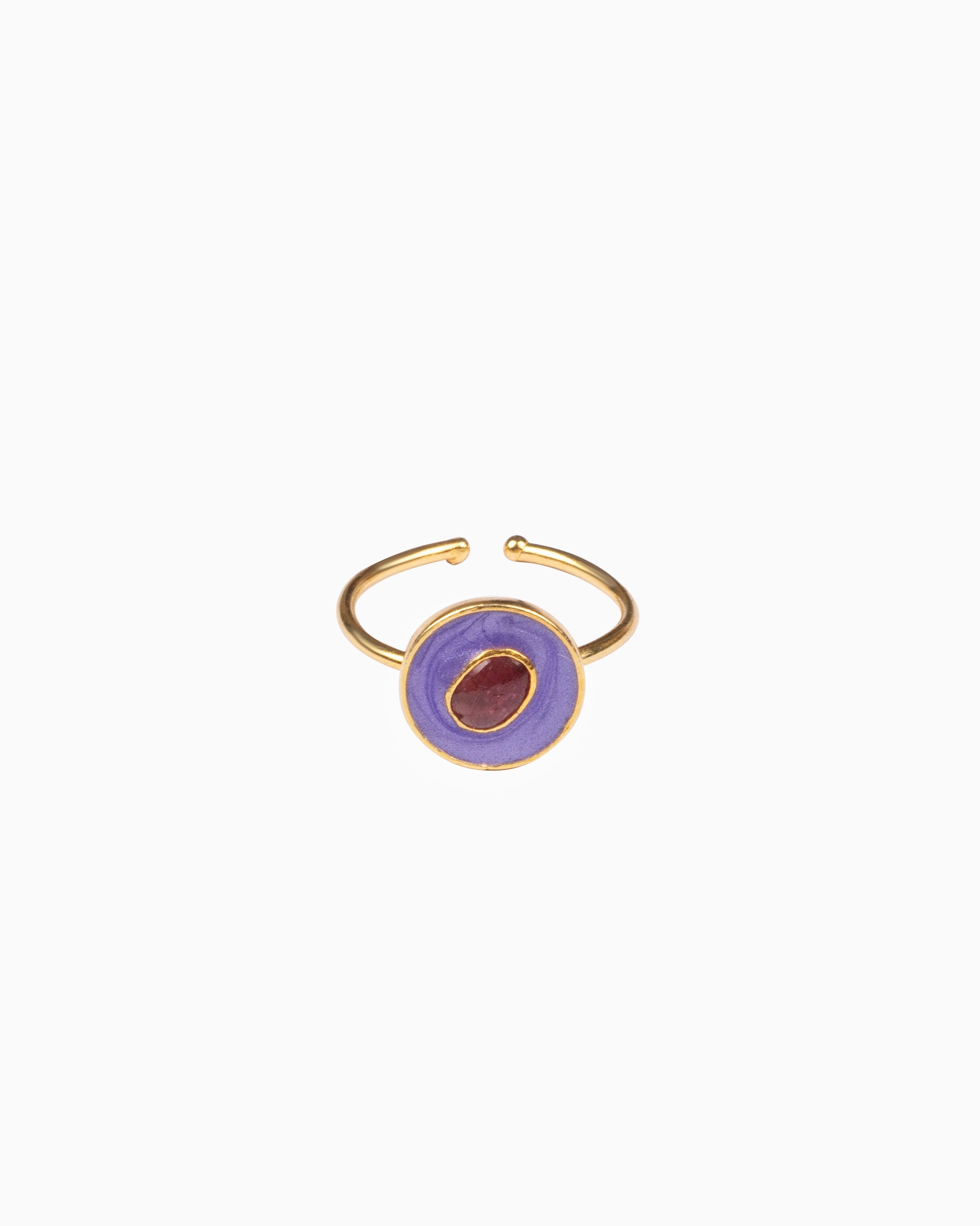 Rue du Muguet Milla Purple ring