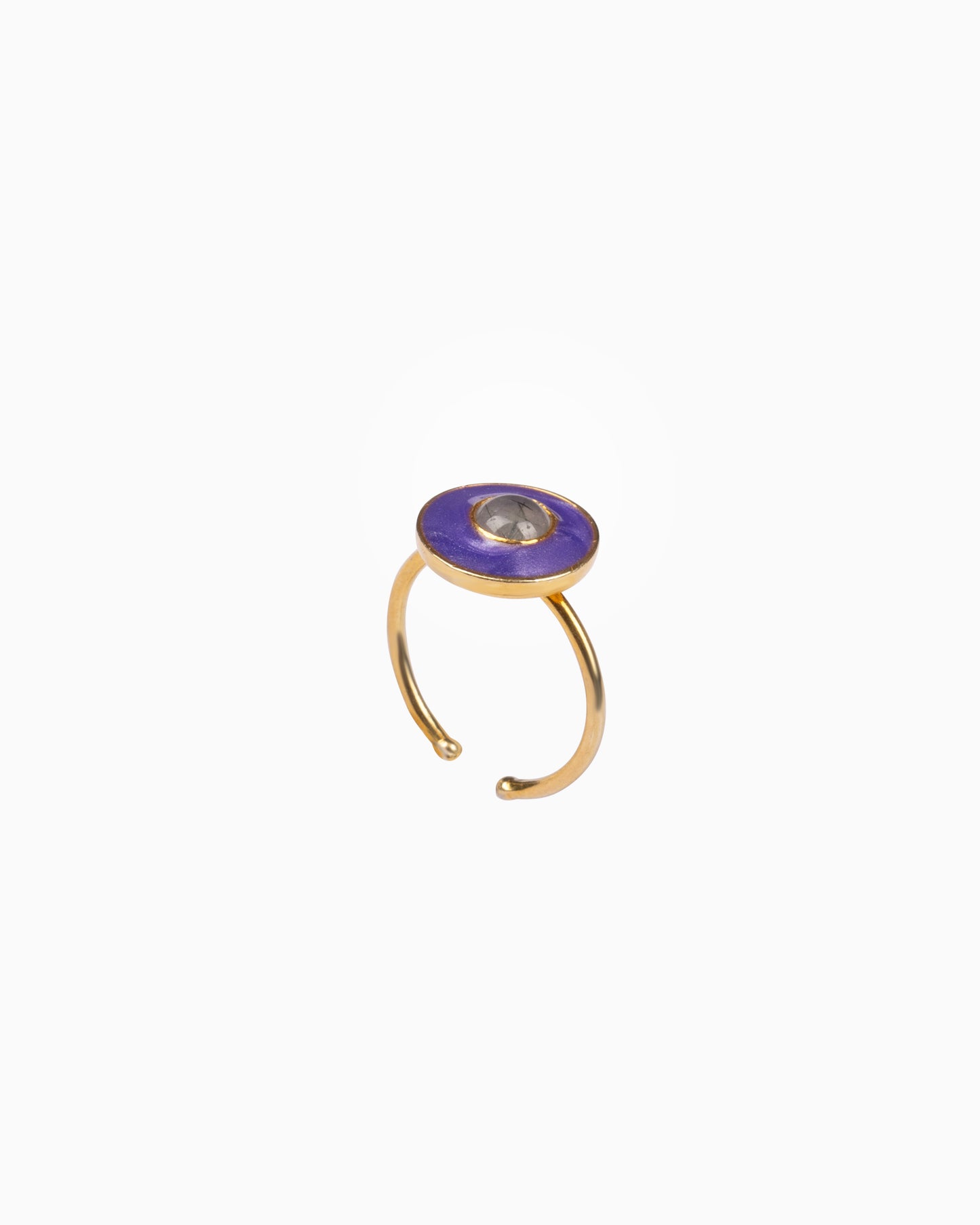 Rue du Muguet Milla Purple ring