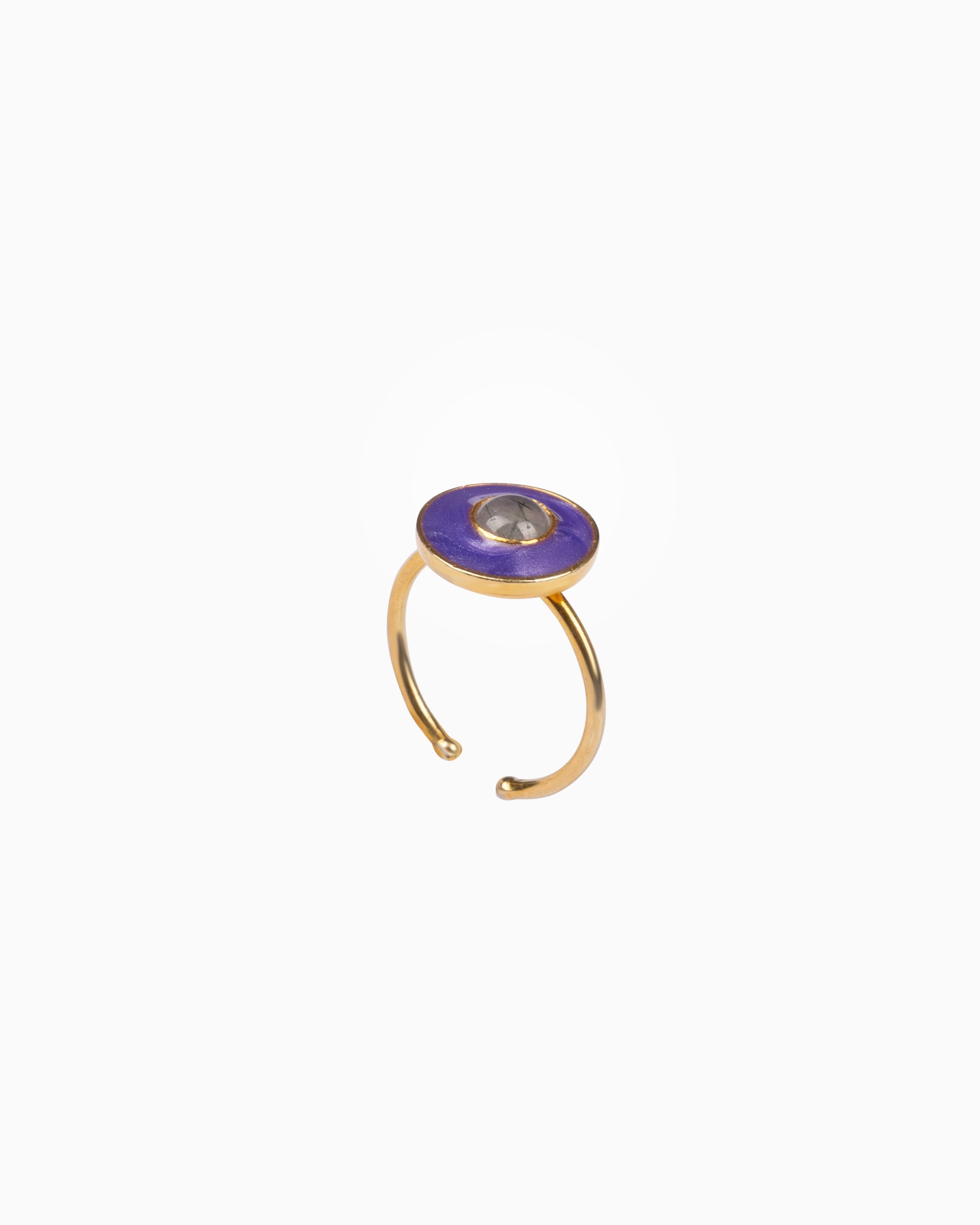 Rue du Muguet Milla Purple ring