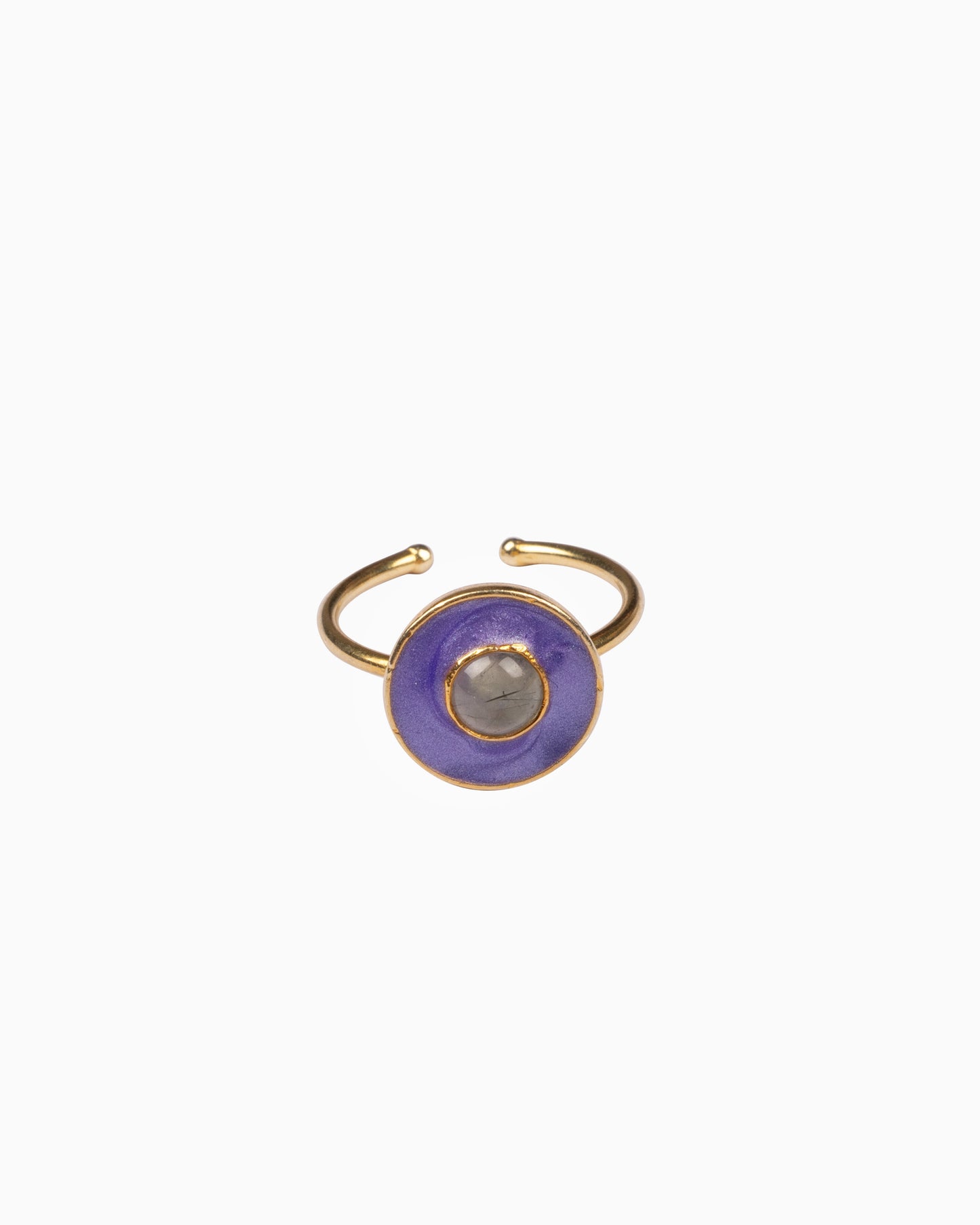 Rue du Muguet Milla Purple ring