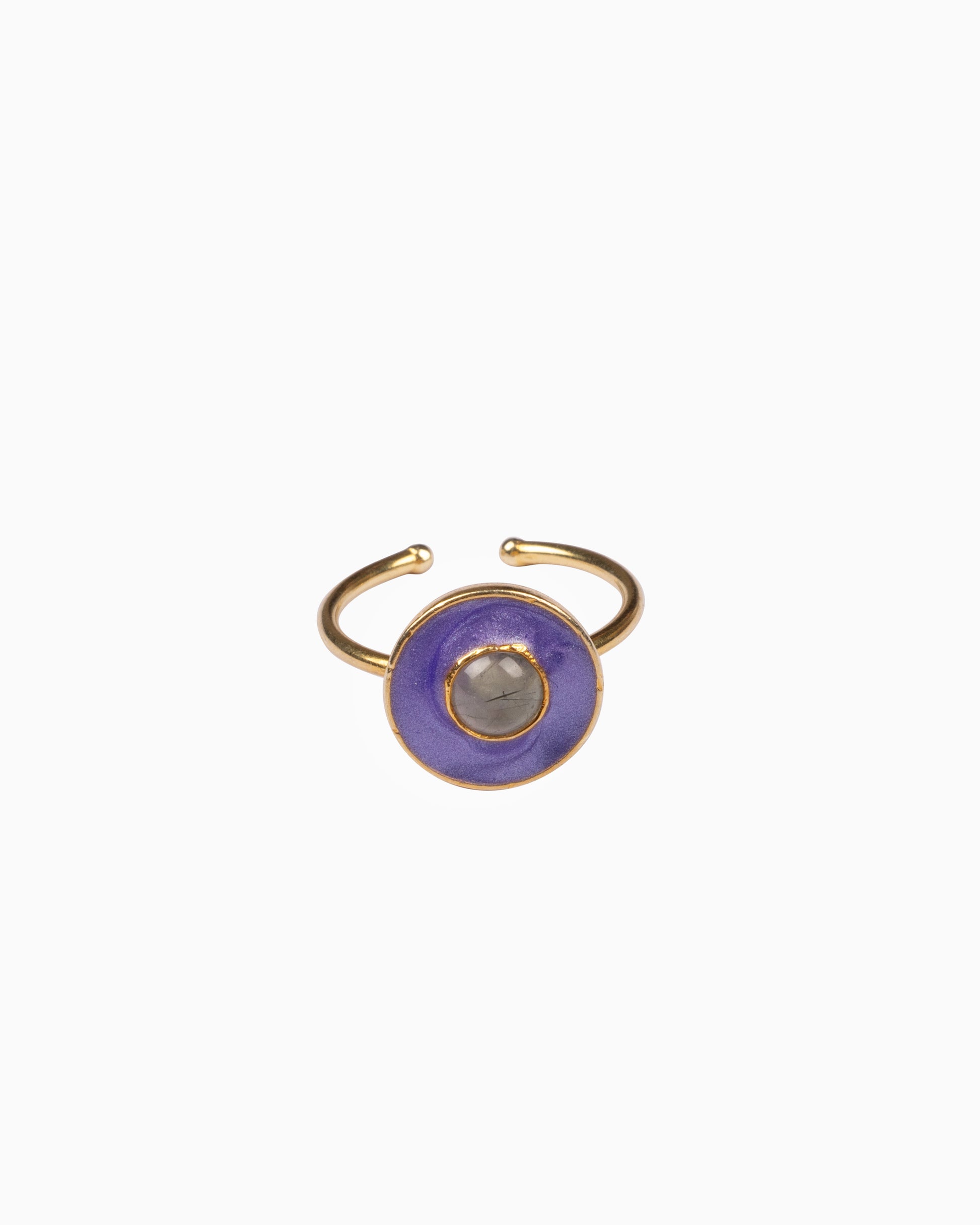 Rue du Muguet Milla Purple ring