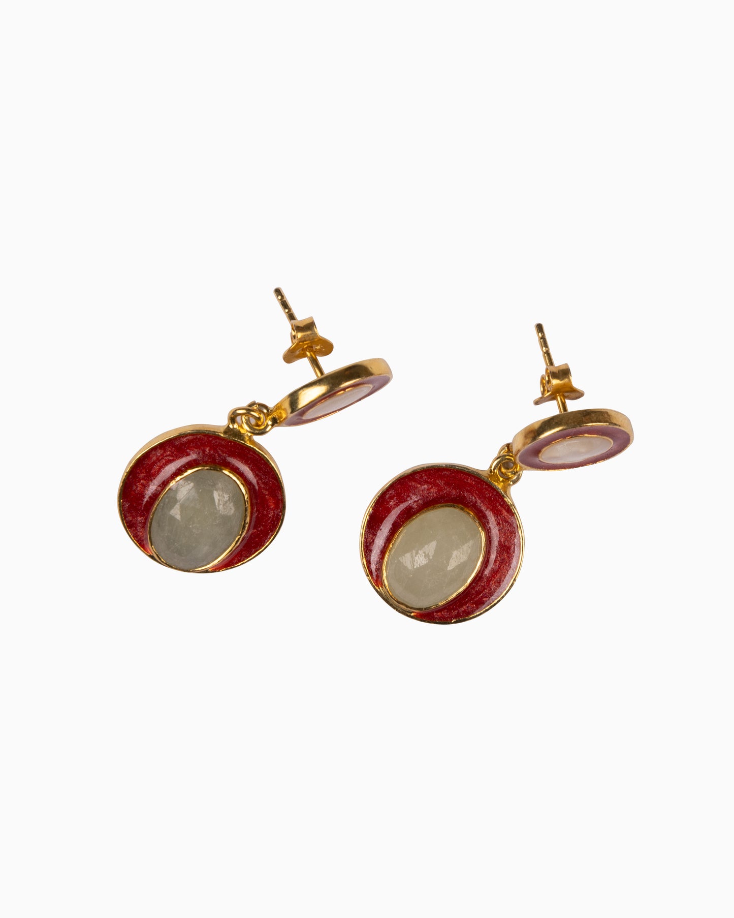 Rue du Muguet Milla Red earrings