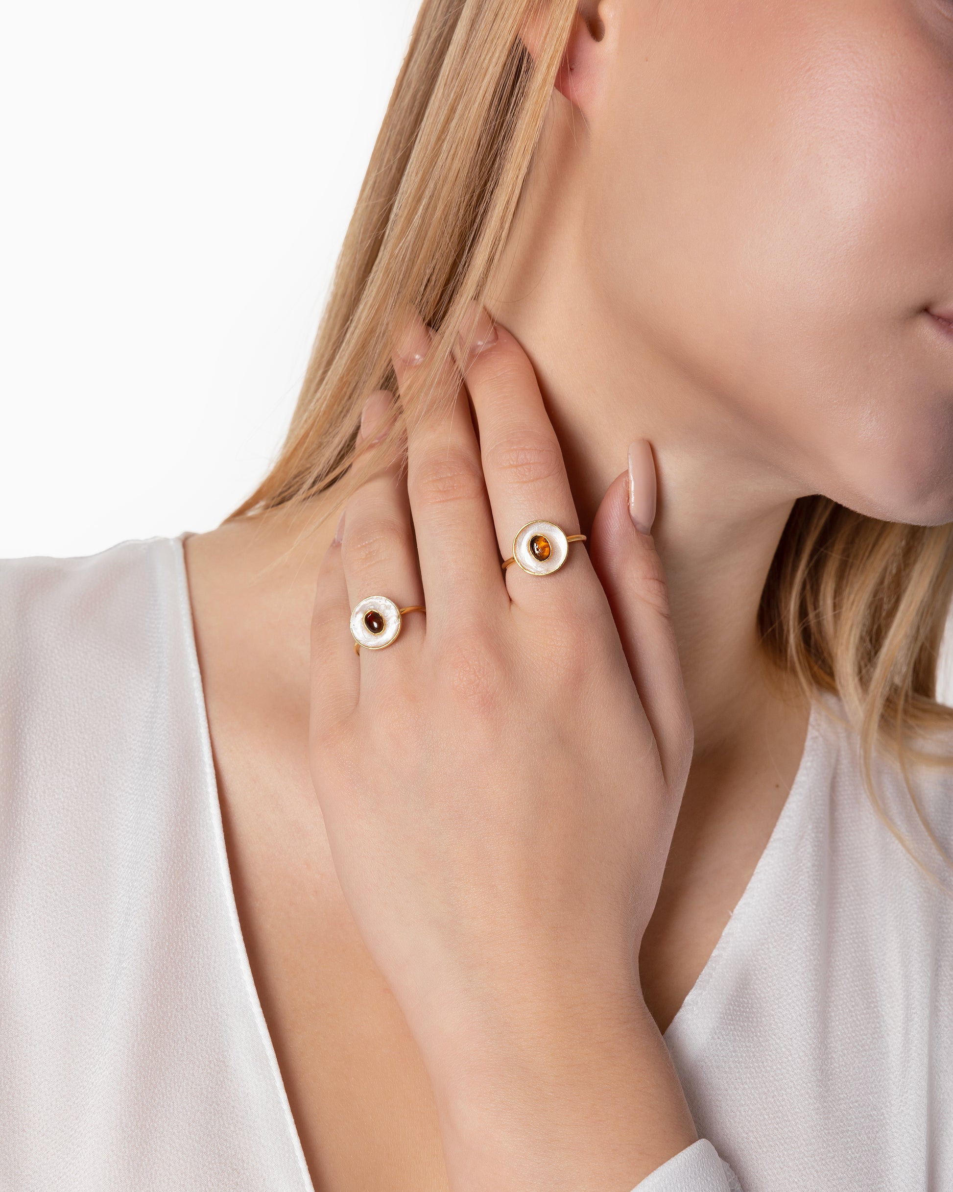 Rue du Muguet Milla White ring