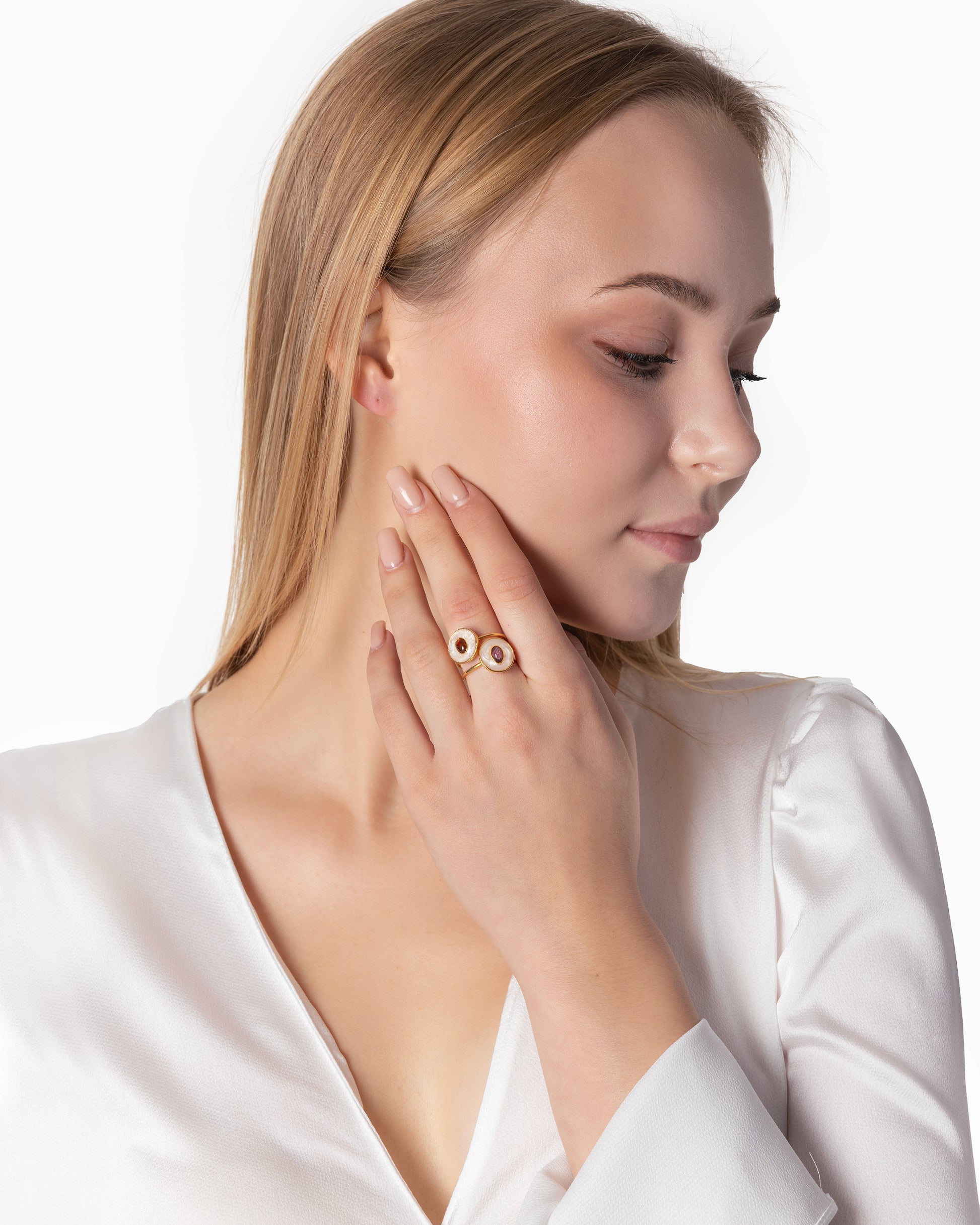 Rue du Muguet Milla White ring