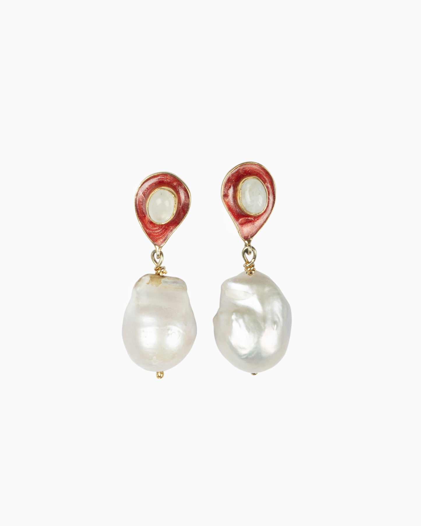 Rue du Muguet Moon Drop earrings