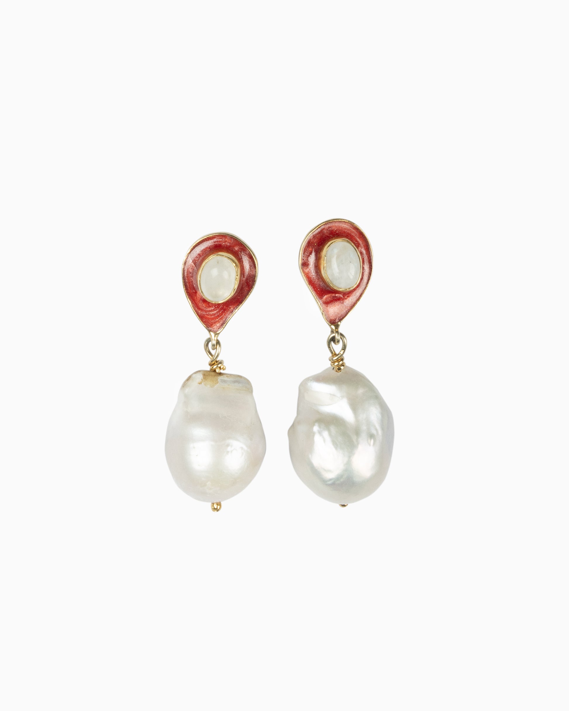 Rue du Muguet Moon Drop earrings