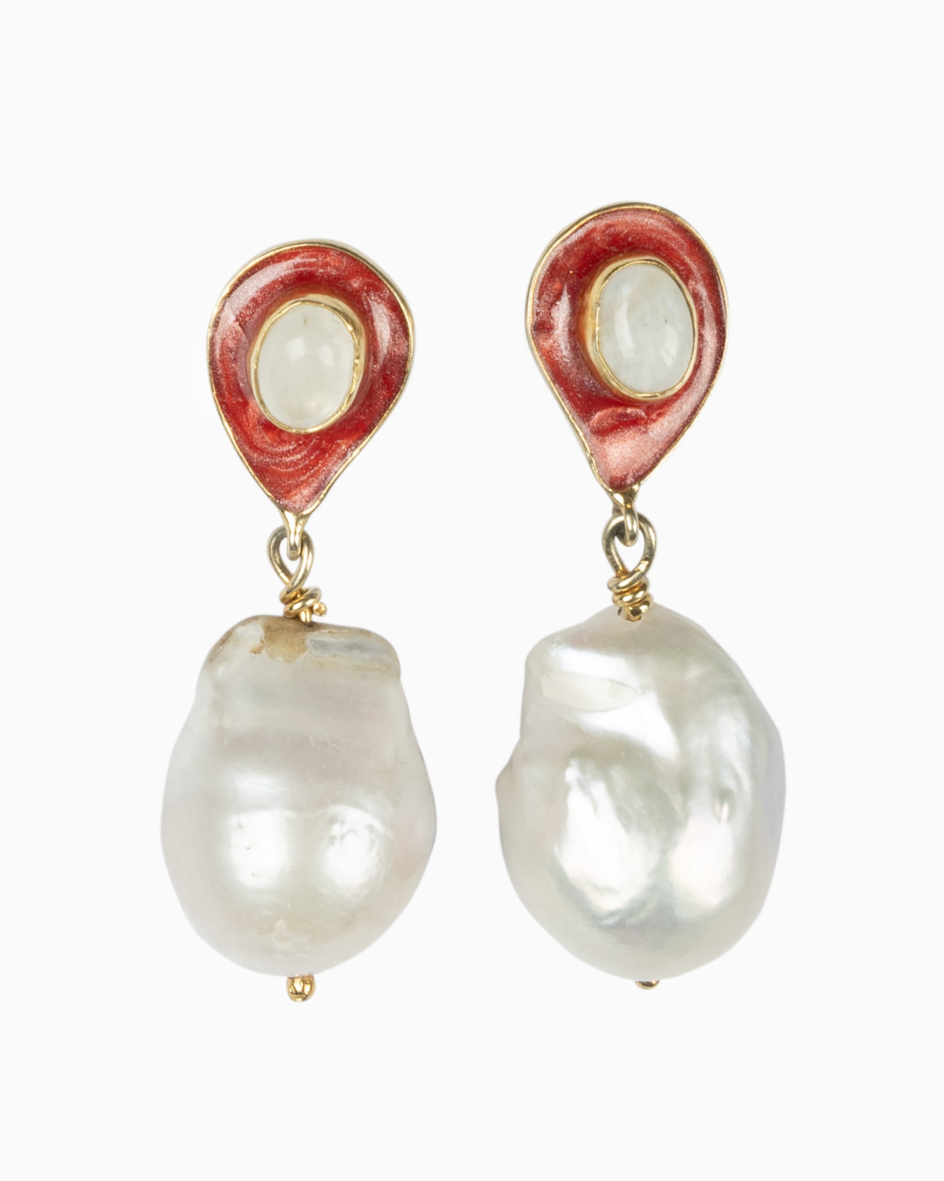 Rue du Muguet Moon Drop earrings