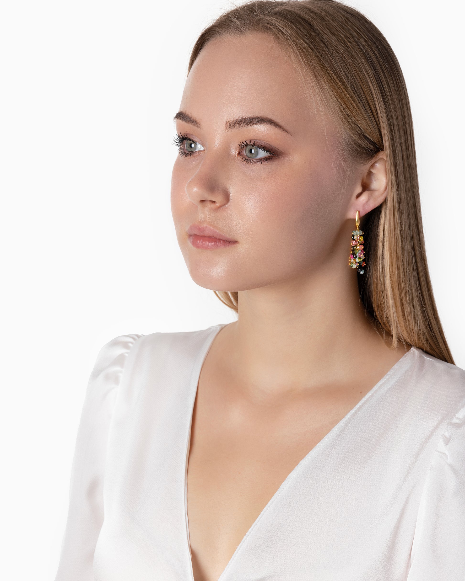 Rue du Muguet Muguet Tourmaline earrings