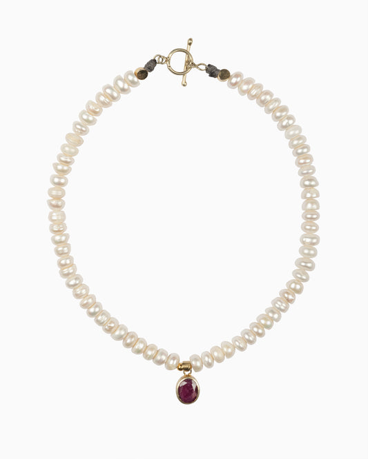 Rue du Muguet Ruby Hürrem necklace