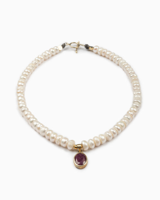 Rue du Muguet Ruby Hürrem necklace