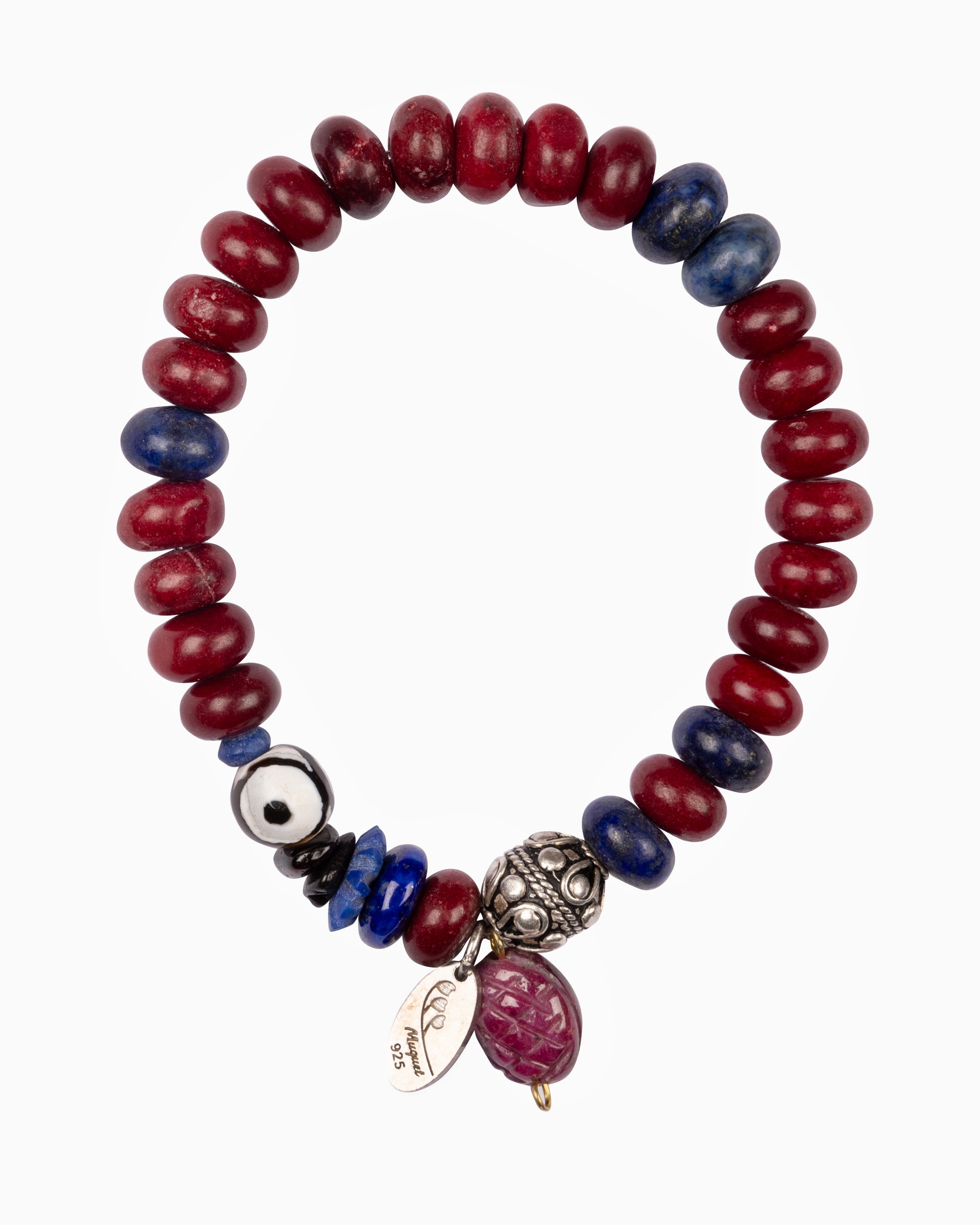 Rue du Muguet Ruby Jade bracelet