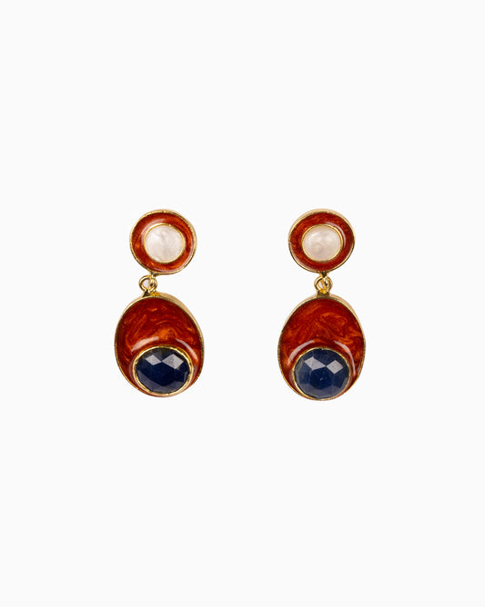 Rue du Muguet Sapphire Drop earrings