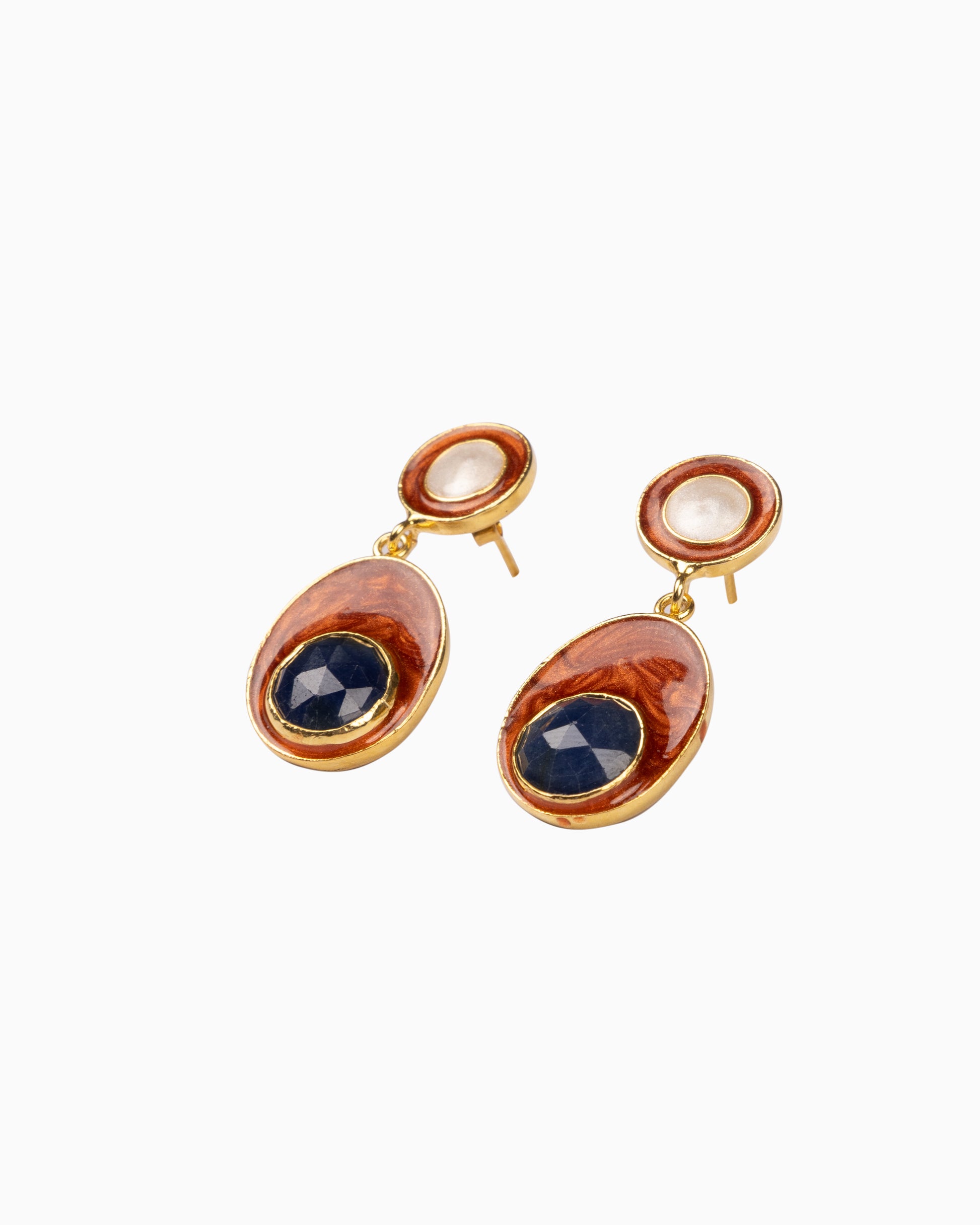 Rue du Muguet Sapphire Drop earrings