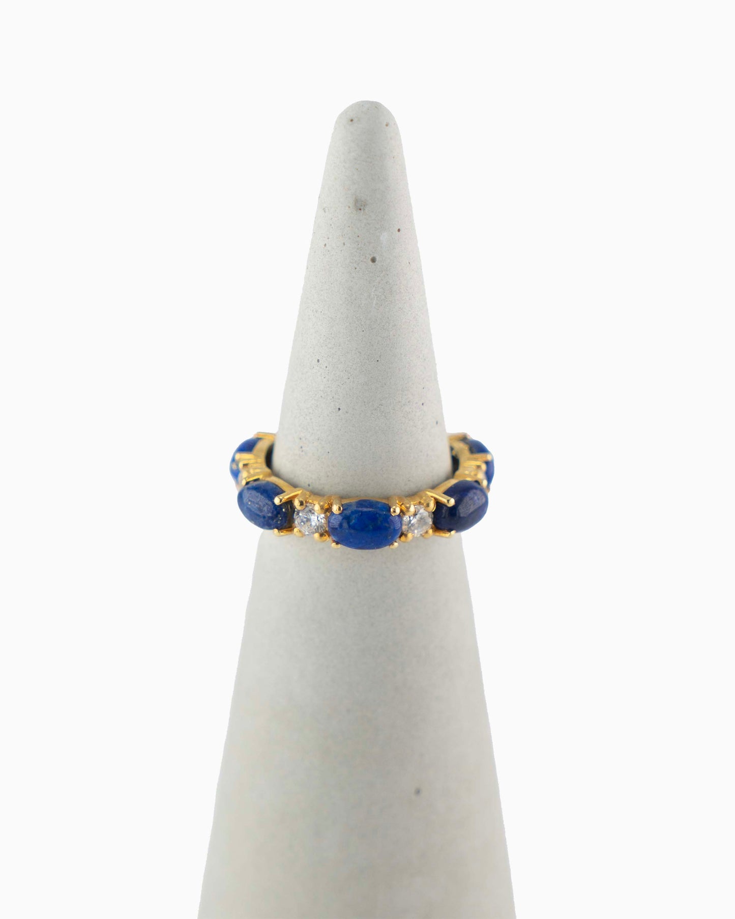 Rue du Muguet Skipping Stones ring in lapis material