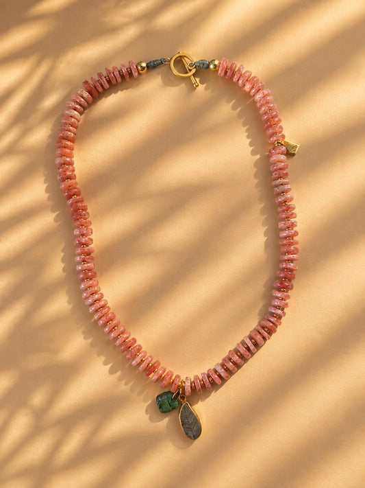 Retrospective Moonstone necklace by Rue du Muguet