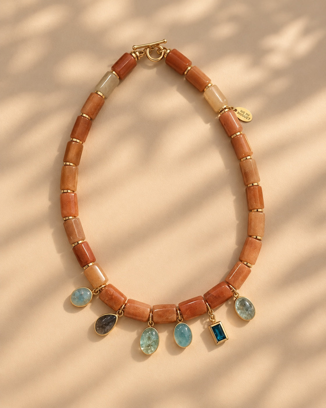 The Fantastic Amazonit necklace by Rue du Muguet